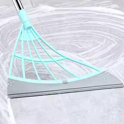 Household Floor Cleaning Magic Broom, Non-Stick Hair Broom, Soft Silicone Mop, Bathroom Water Scraper