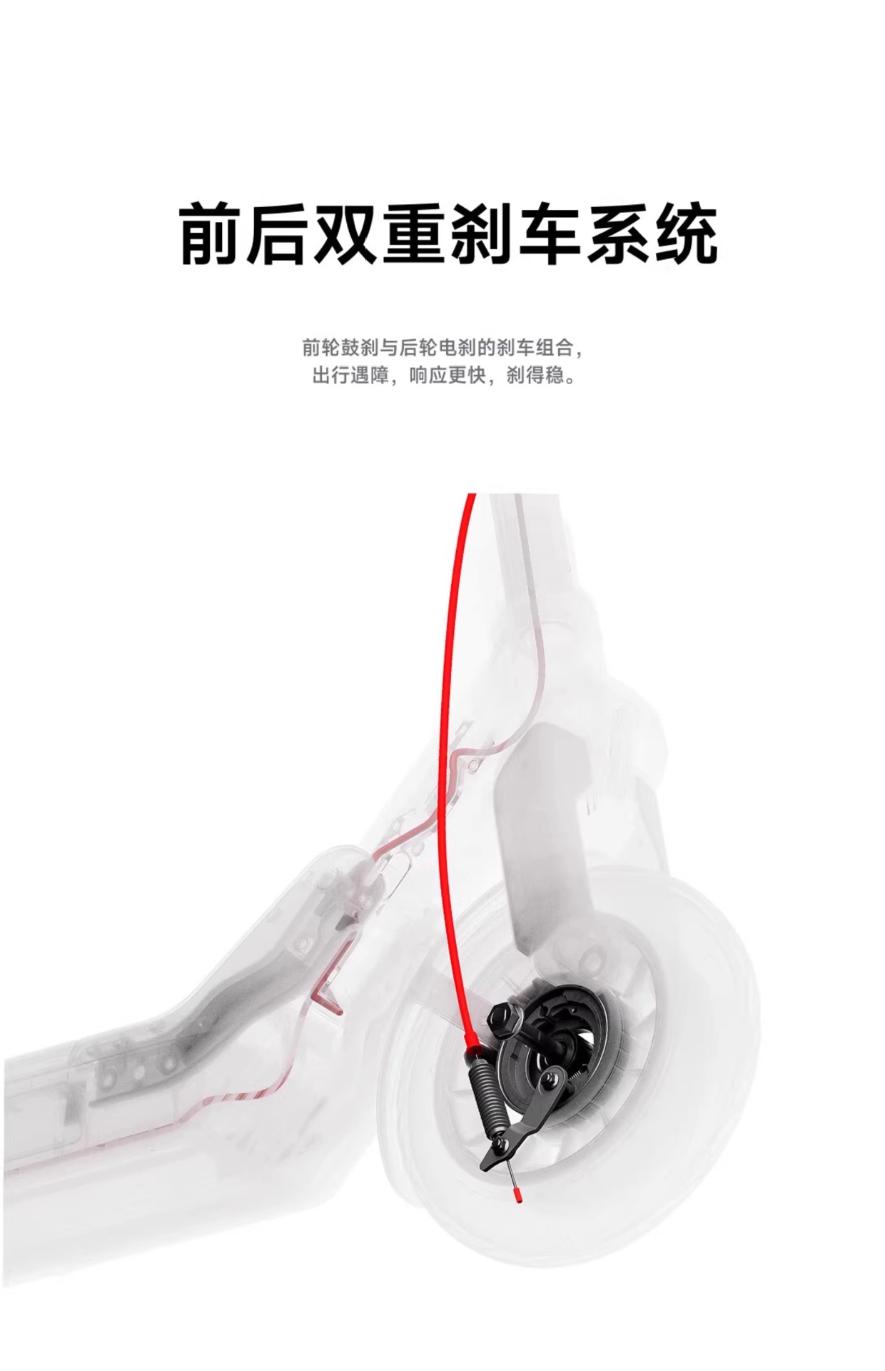 Segway Electric Scooter E3 Adult Foldable Portable Two-Wheeled Scooter Anti-Slip and Stable