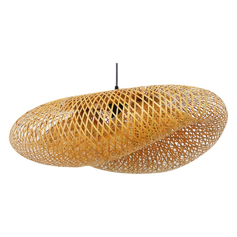 Lámpara de Bambú, Estilo Japonés, Iluminación para Restaurante, Restaurante de Hot Pot, Casa de Huéspedes, Hotel, Pantalla de Bambú Personalizada, Lámpara de Techo de Estilo Pastoral