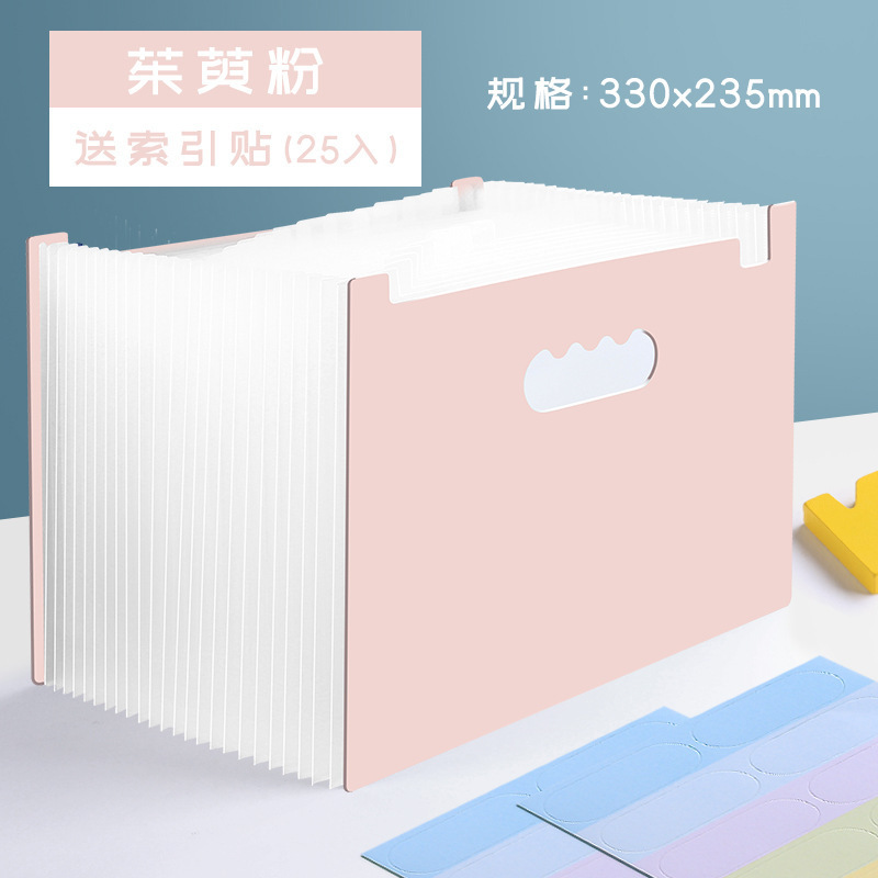 Bolsa de órgano vertical carpeta portátil multicapa retráctil para estudiantes de almacenamiento de gran capacidad para organizar artefactos mágicos