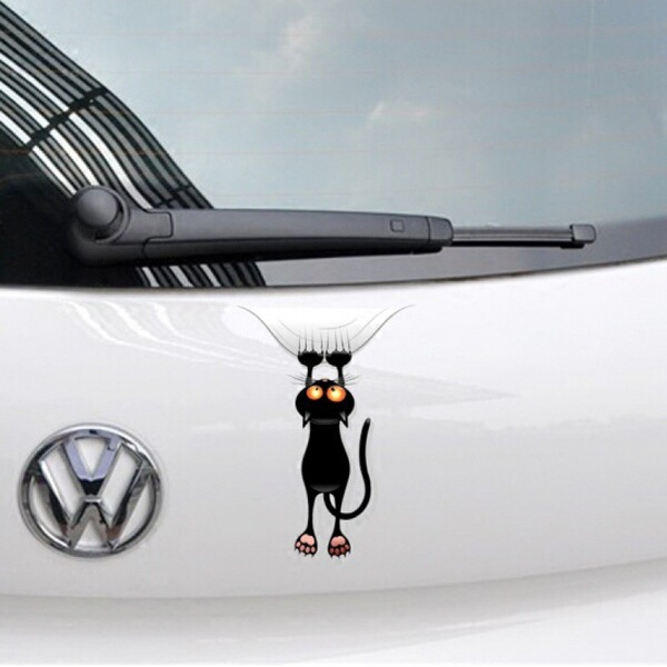 3D kitten sticker
