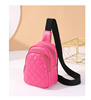 Chest bag one shoulder, capacious bag strap, Korean style