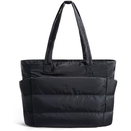 Black tote bag