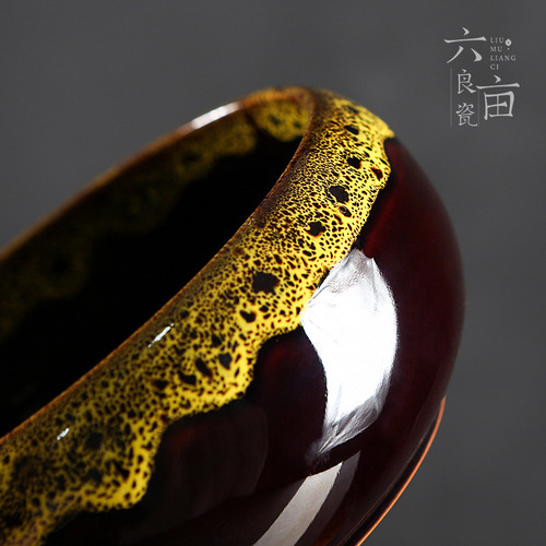 Ceramic tea wash large kiln change pen wash Kung Fu tea set tea ceremony accessories cup wash water wash Kung Fu storage basin