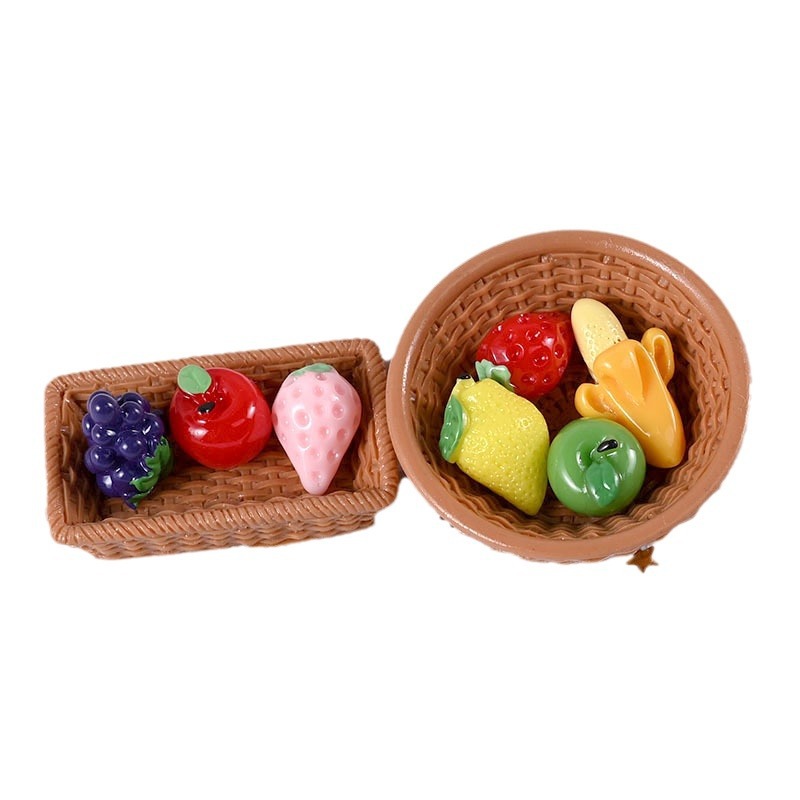 Small realistic three dimensional cream doll house