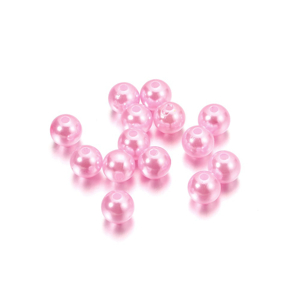 Accessory, white beige beads pearl, DIY, 3-20mm