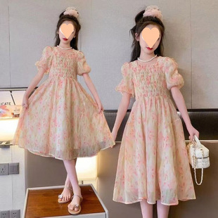 Girls' Summer Dresses Children's Trendy Skirts Popular Styles for Girls Little Skirts for Older Girls High-End Princess Dresses for Summer