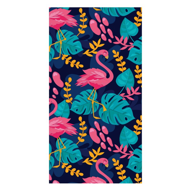 Impresión digital transfronteriza exclusiva fábrica al por mayor absorbente de secado rápido rectangular internet celebridad serie de terciopelo de doble cara toalla de playa