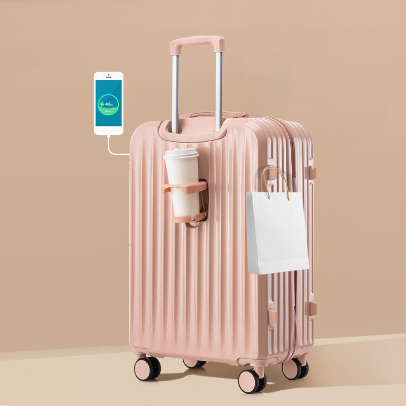 20 pulgadas multifuncional explosión de fuego maleta silenciosa rueda universal alto valor nominal 24 pulgadas caja de cifrado caja de tracción