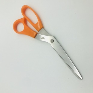 Stainless steel tailor scissors plastic handle tailor scissors household tailor scissors civil tailor scissors office scissors factory wholesale