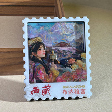 城市冰箱贴新疆乌鲁木齐西藏拉萨青海兰州西宁敦煌月牙泉文创纪念