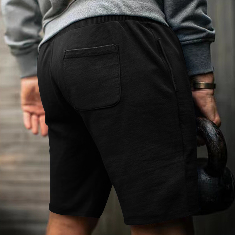 Été nouveau cordon lâche brossé peau amicale européenne décontracté sport hommes shorts tendance_voghion.com