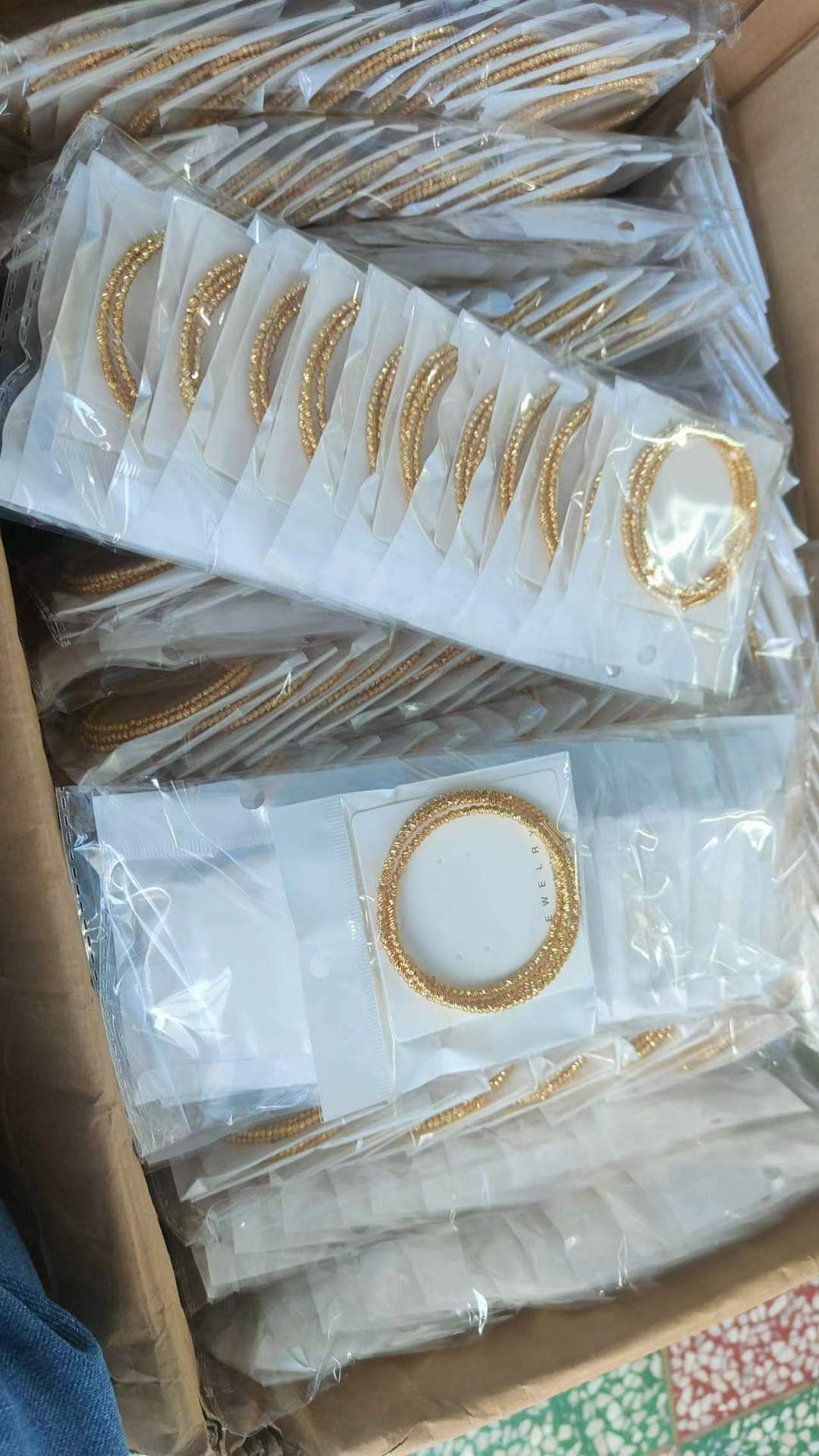 23g Weight Bangle Classification Metal Chain Material Casual Simple Style Solid Color Metal Wholesale Bangle
