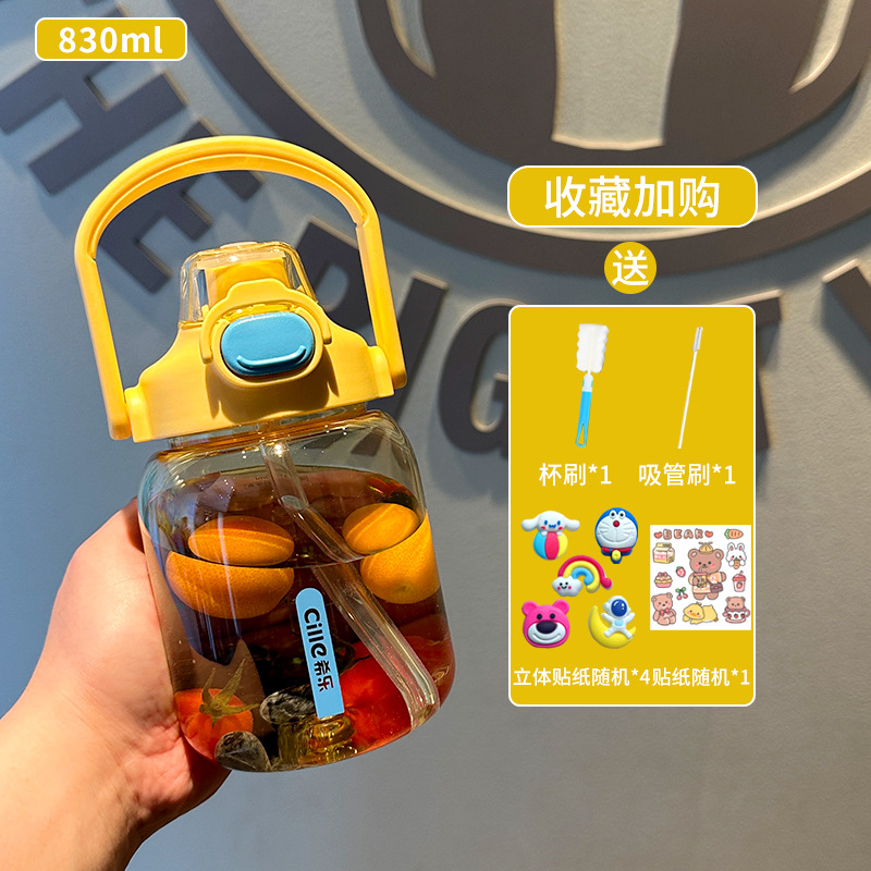 레몬옐로우 830ML+청소도구+DIY장식