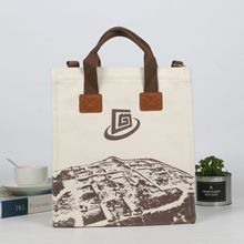 飘带手提帆布袋可印logo淋膜覆膜EVA高端托特包广告立体袋覆膜袋