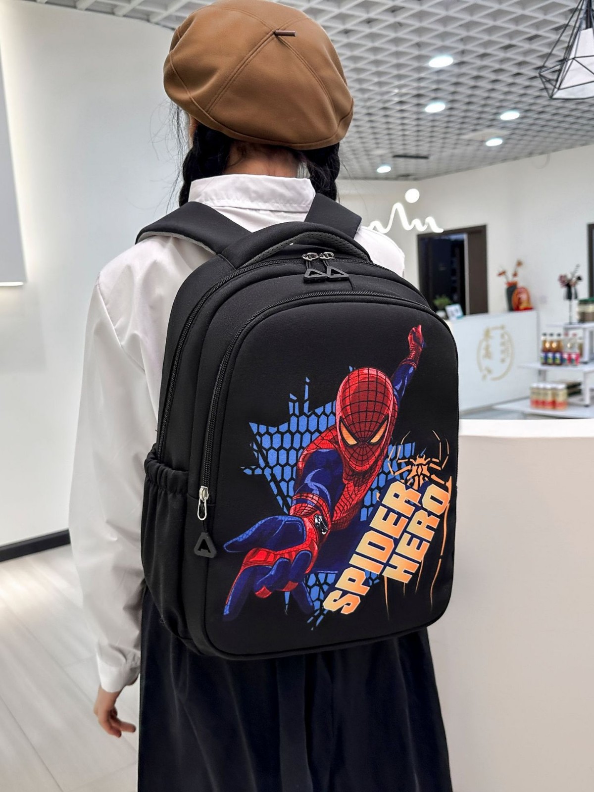 Tres piezas set Koolomi mujer mochila para niños kt gato mochila de dibujos animados mochila de estudiantes lindas mochila de gran capacidad