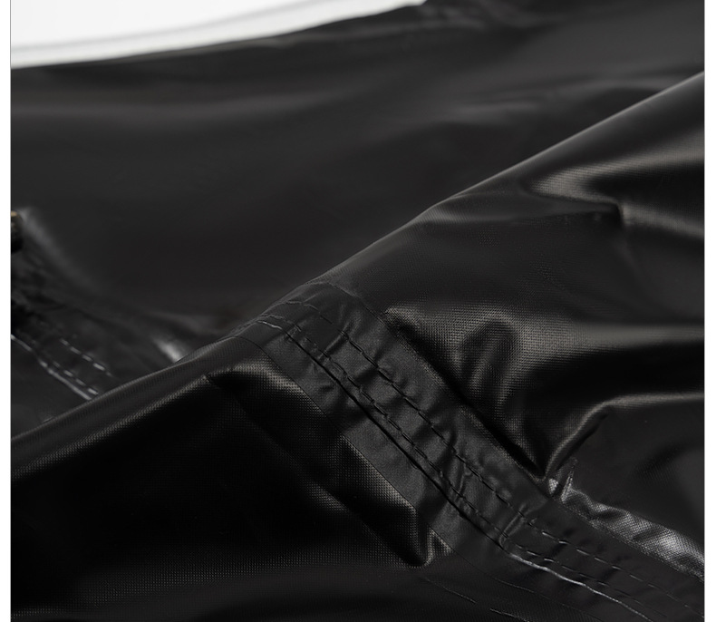 Multi-Hanging Point Black Vinyl Tarp for Outdoor Camping, Sunshade, Sun Protection, Large Size Tent Cover, Thickened to Resist Heavy Rain