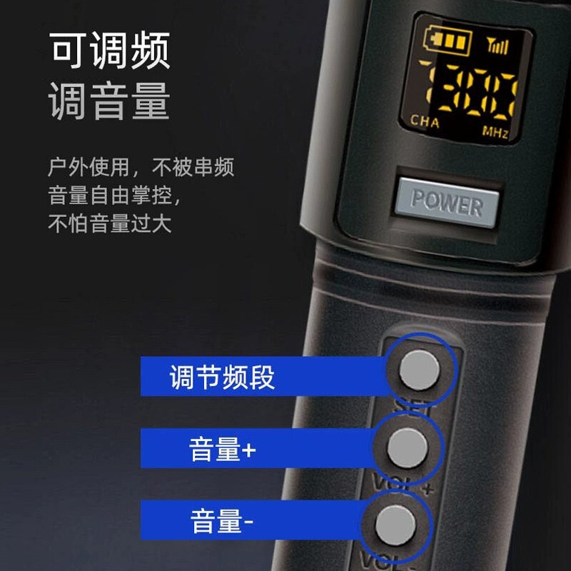 ickb Barry Shuer ワイヤレスマイクマイクサウンドカードライブブロードキャスト専用カラオケ携帯電話ライブブロードキャスト機器一式|undefined