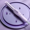 Chigo Elegant Purple Straight Curl Dual Use