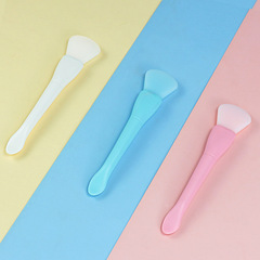 New fish tail mask brush silicone double-headed spoon mud mask application tool beauty mask stick makeup brush manufacturer