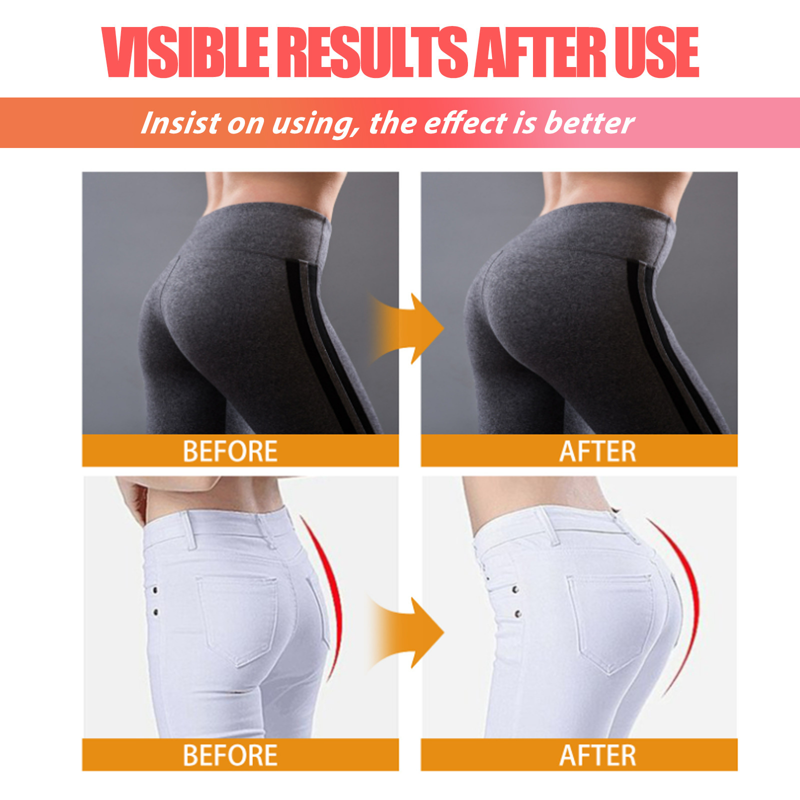 EELHOE Crema per il sollevamento dei glutei, Evidenzia il tuo corpo, Mostra le tue curve, Solleva i glutei, Glutei color pesca sodi, Crema da massaggio per i glutei_voghion.com