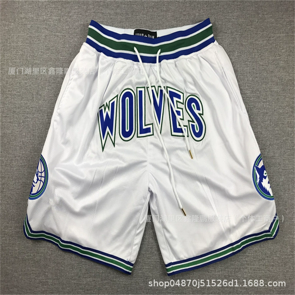 Американские карманные штаны Timberwolves NFL Lakers Clippers Bucks Heat Magic Mavericks Celtics Гортензиевые штаны
