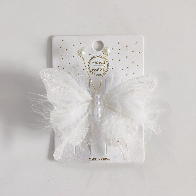  handmade feathers butterfly simulation butterfly Super Fairy 簪 娘 娘 娘 手 стиль древний аксессуары для волос занавес 3-4 дня волосы