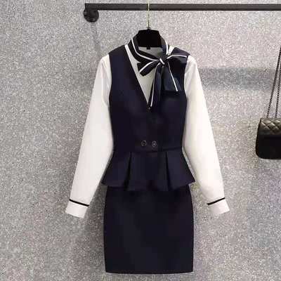 fashion coverall suit Stewardess Business Suits temperament Reception Jewelry store Sales department work clothes On behalf of