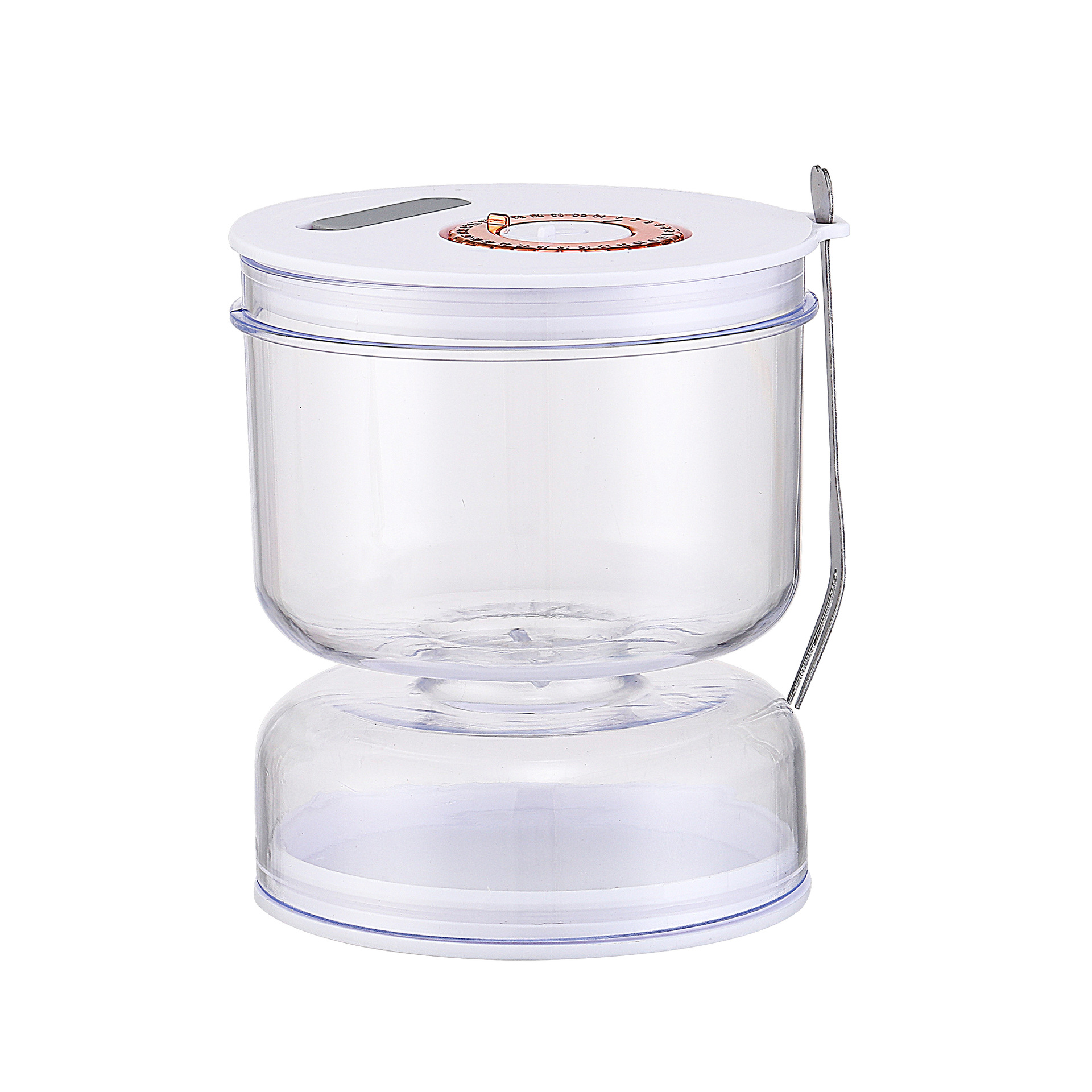 barattolo per sottaceti separatore secco e umido da cucina barattolo per sottaceti distributore secco e umido barattolo a clessidra contenitore di plastica_voghion.com