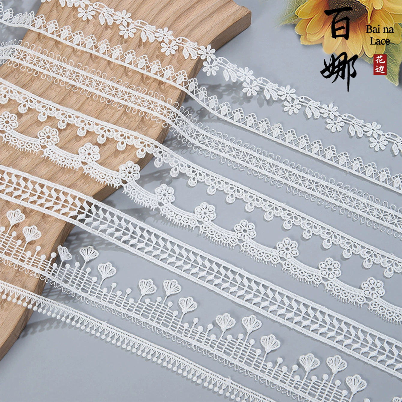 Белые водорастворимые кружевные кружевные аксессуары DIY юбка воротник манжеты воротник детская вышивка украшения