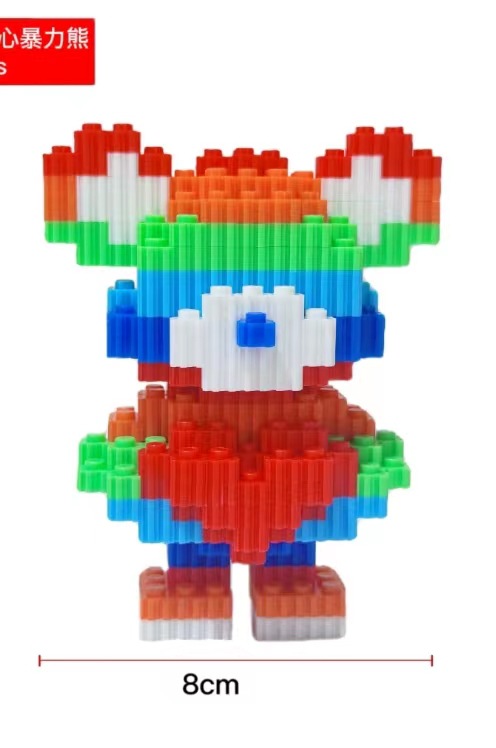 6143 컬러박스 포장 만화 인기 [무지개 사랑 폭력 곰]