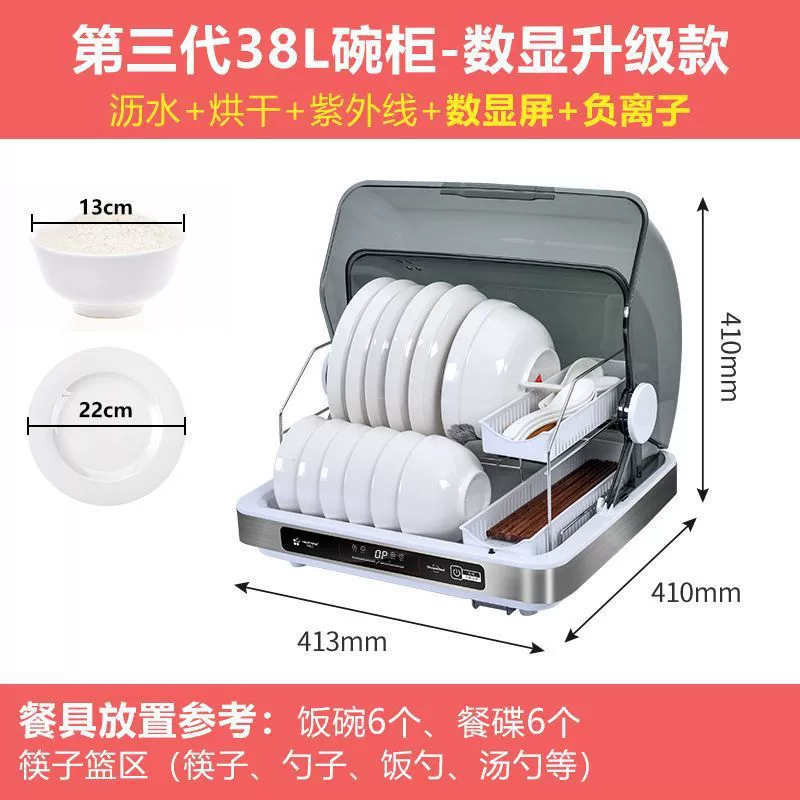 Antibacterial small tableware for home use, storage system