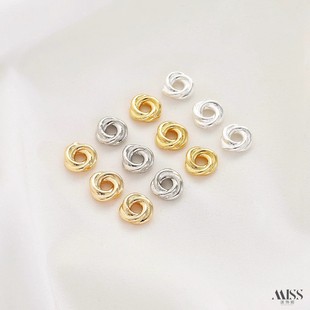14K����ɫ���ϻ���Ȧ�YȦ���h����diy�|Ƭ�ֹ����h��朶�����