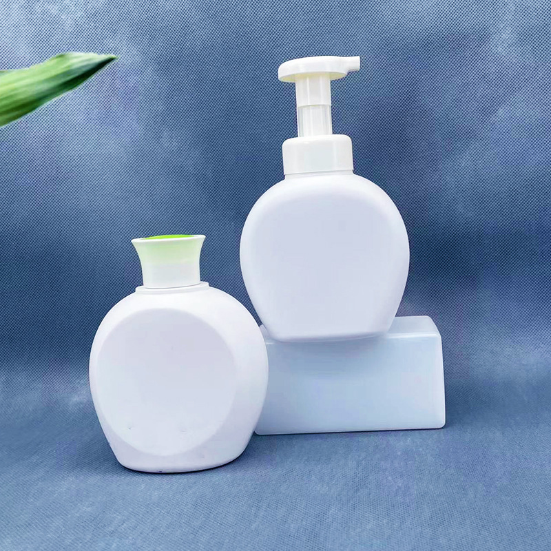 pe塑料瓶洗面奶瓶32牙350ml容量分装瓶高端分装瓶乳液按压瓶工厂