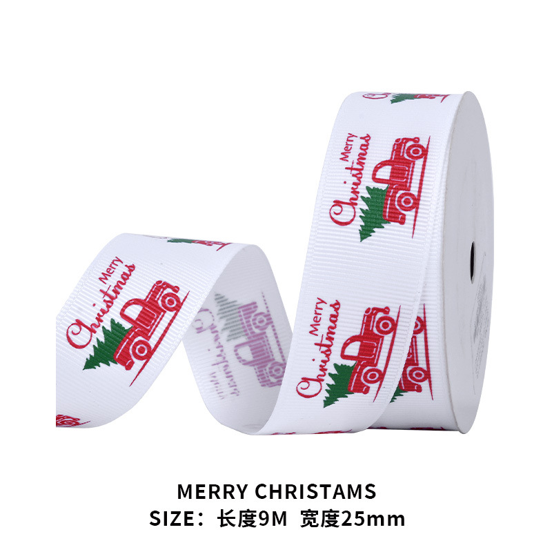 2022 Navidad Yao Ming cinta transfronteriza embalaje de regalo de Navidad cinta de regalo cinta 9 M/rollo cinta de Navidad