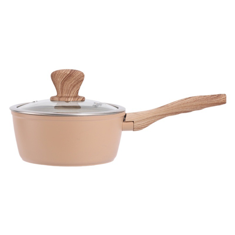 Maifan olla de leche de piedra al por mayor sartén antiadherente suplemento de alimentos para bebés olla fideos instantáneos bebé Integrado Hogar olla de sopa Cocina de Inducción Universal