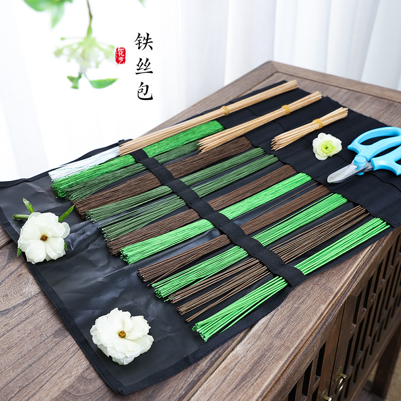 Wire-Wrapped Florist Tool Kit Set for Flower Arrangement, Professional Thick Bamboo Skewers, Thin Wire, Handmade Flower Stems, Free Shipping Wire-Wrapped Florist Tool Kit Set for Flower Arrangement, Professional Thick Bamboo Skewers, Thin Wire, Handmade Flower Stems, Free Shipping