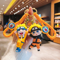 新商品のアニメの公仔の火影忍者の鍵はカップルのかばんを掛けて精巧な手をして人形の小さい贈り物の卸売りをします。