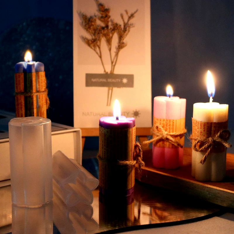 众城 Aromatherapy, candle, silicone mold, DIY, simple and elegant design, Birthday gift, (Physicals)