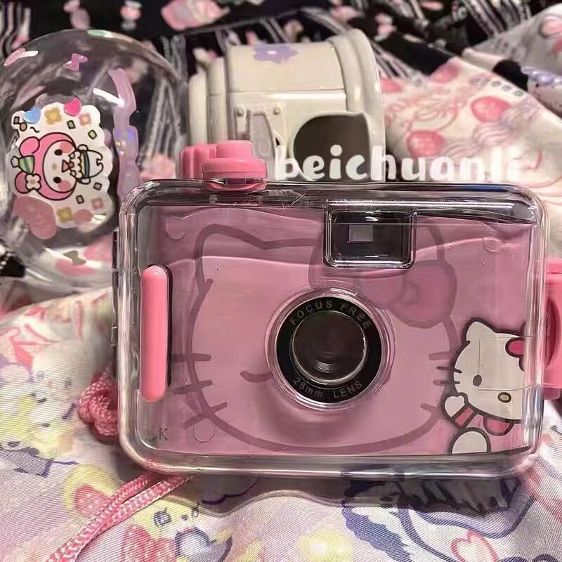 Hellokitty Retro Film Camera Cheap Point-And-Shoot Camera Campus Camera Disposable Film Camera