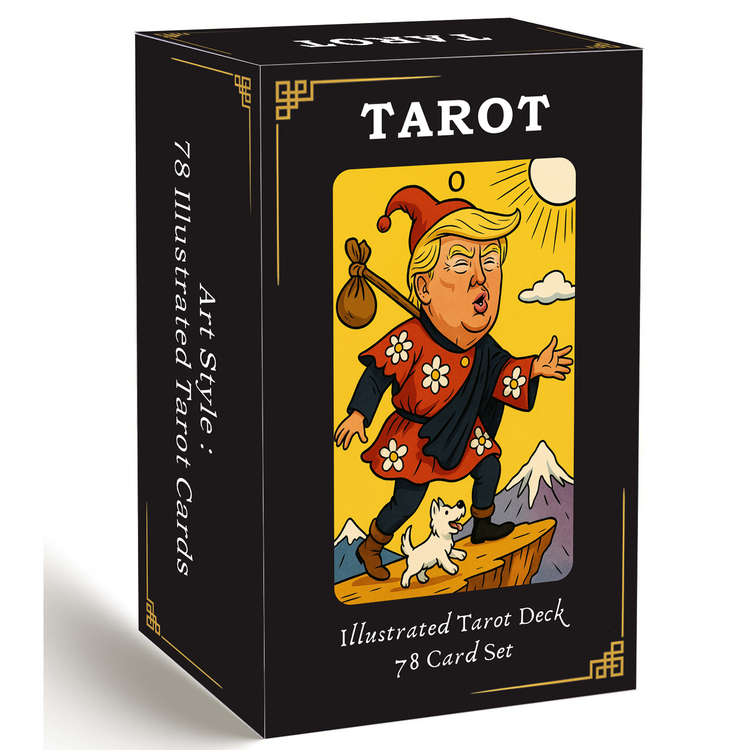 Carte da gioco tarot creative illustrate versione inglese_voghion.com