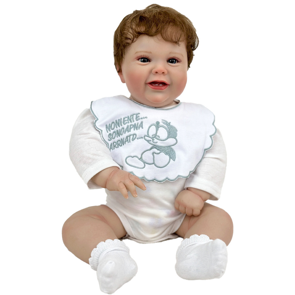 Muñeca gorda de 22 pulgadas para niños muñecas pesadas regalos de simulación lindos juguetes caseros