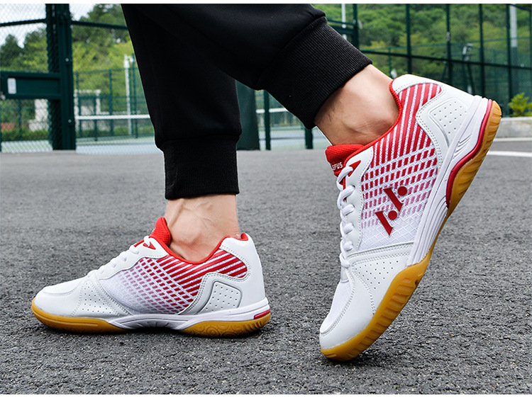 Table Tennis Shoes - White and Black