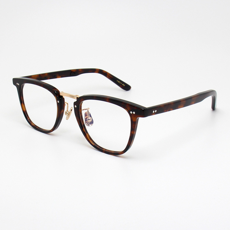 Myopia Glasses YVES Square Myopia Frame Men's Fashionable Korean Plate Optical Mirror