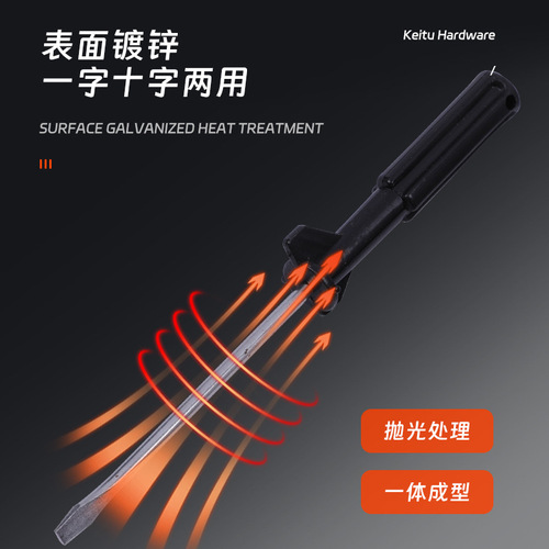 Screwdriver manual transparent handle small cross-shaped crystal screwdriver flat-head screwdriver mini screwdriver tool
