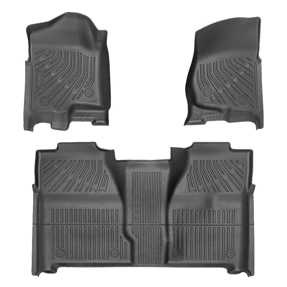 Aplicable a Chevrolet Silverado 1500 Crew Cah 2007 - 2013 almohadillas de pie TPE