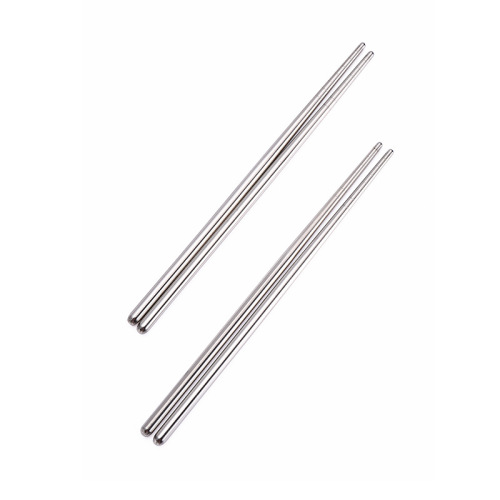 Wholesale chopsticks for home use, canteen fast food, high temperature sterilizable chopsticks set, laser logo stainless steel chopsticks