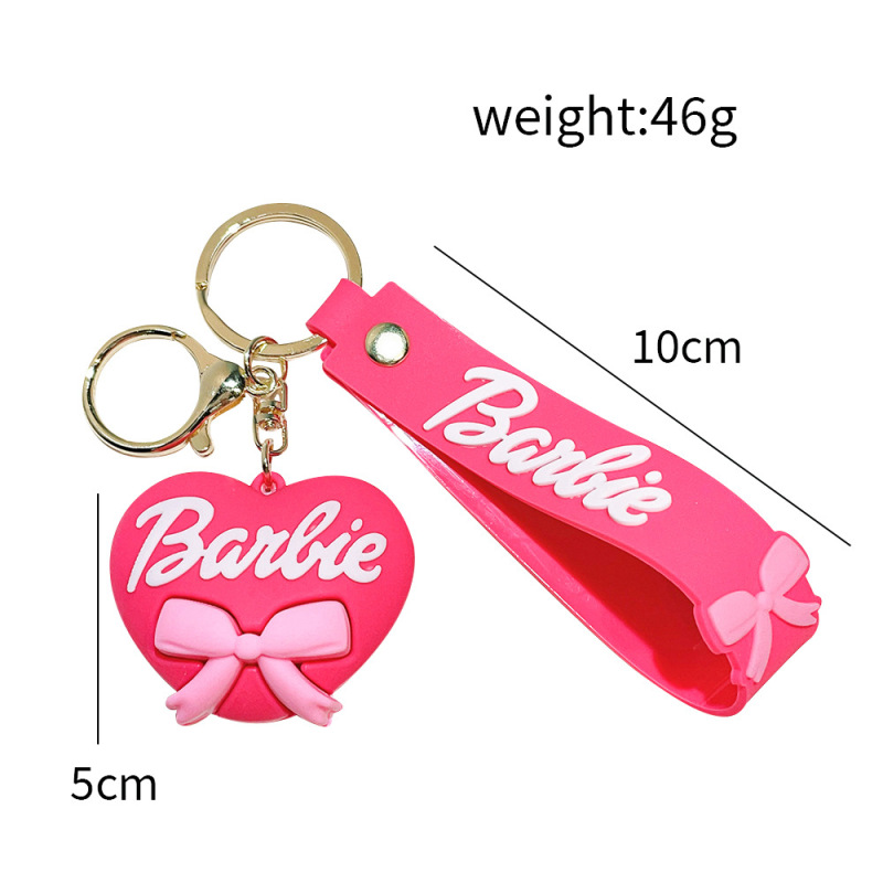 弓バービープリンセスシリコーンキーホルダーかわいいカップルペンダントペンダントバレンタインデーペンダントギフト卸売|undefined
