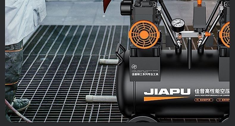 Small 220v air compressor, oil-free, silent, high-pressure air pump for woodworking and painting, wholesale