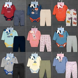连身衣、爬服;童套装;童T恤